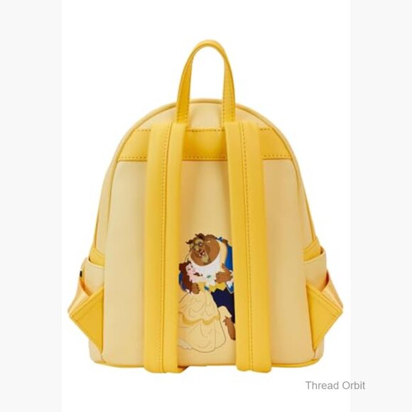 Lenticular Mini Backpack with Adjustable Straps, Vegan Leather, 9x10.5x4.5 main image 7